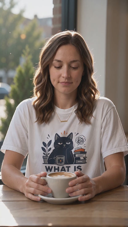 What Is Even Happening Cat T-Shirt